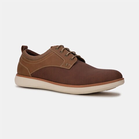 Bata Comfit tan casual derby-style shoes for men